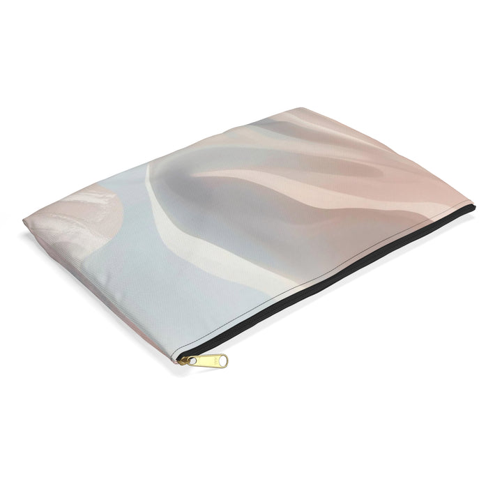 Chic Abstract Pastel Accessory Pouch – Minimalist Organizer & Makeup Bag
