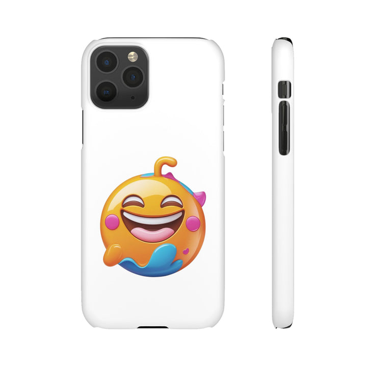 Emoji Joyful Vibe Snap Case – Sleek, Durable, Fun Cartoon Phone Cover