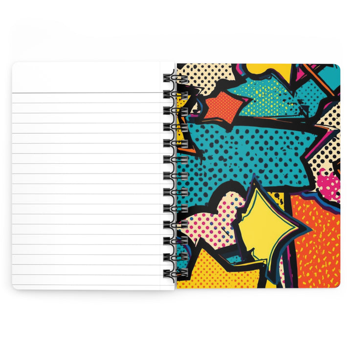 Pop Art Spiral Bound Journal – Custom Comic Book Design, 150 Pages