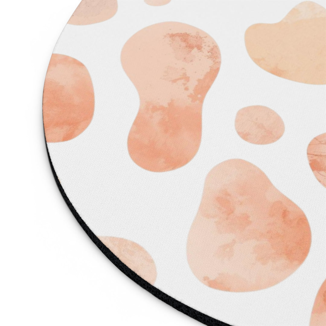 Abstract Watercolor Blush Mouse Pad – Stylish, Personalized Desk Accessory