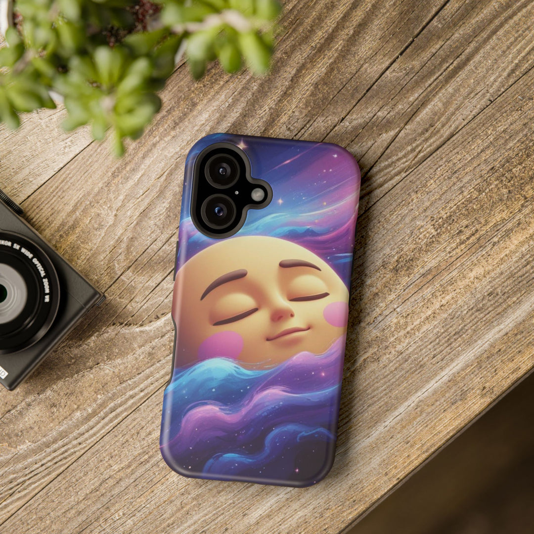 Galaxy Dream Moon Impact-Resistant Dual-Layer Phone Case – Custom & Cute