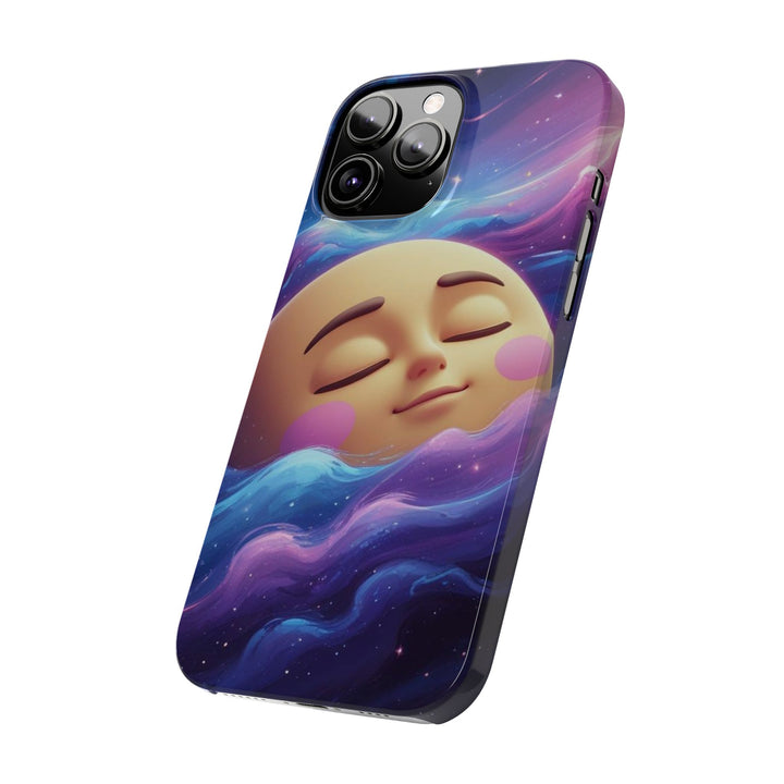 Galaxy Moon Slim Phone Case – Ultra-Thin, Cute Cosmic Style & Protection