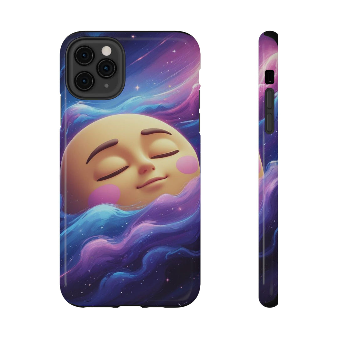 Galaxy Dream Moon Impact-Resistant Dual-Layer Phone Case – Custom & Cute