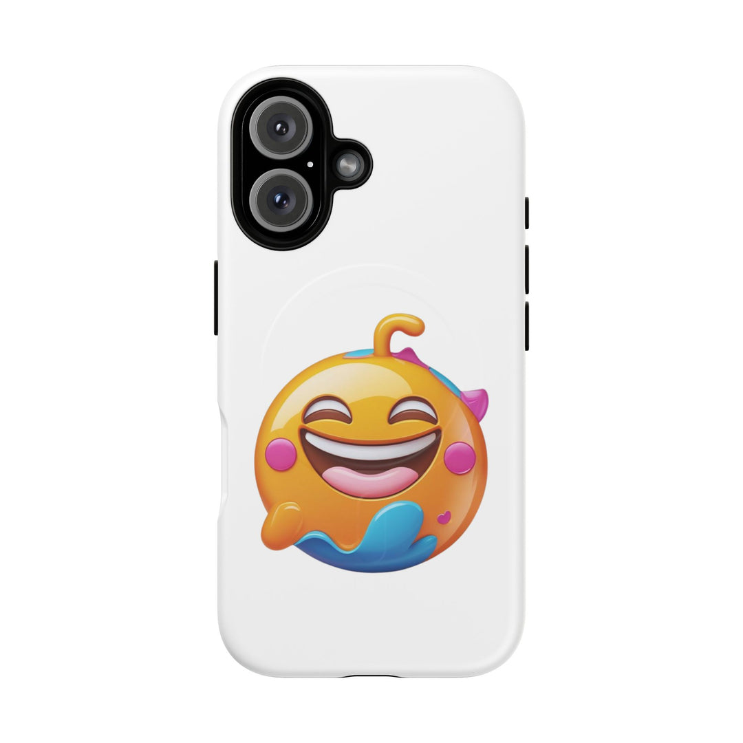 Tough Magnetic Emoji Case – Dual-Layer MagSafe Cover, Fun & Vibrant Design