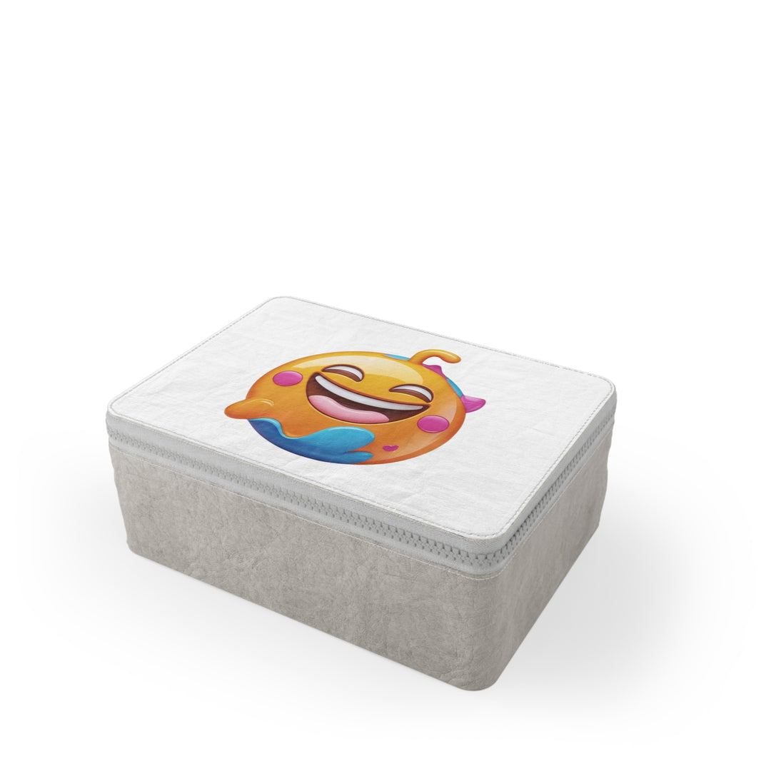 Emoji Vibes Eco Paper Lunch Bag – Customizable, Durable, & Fun Design