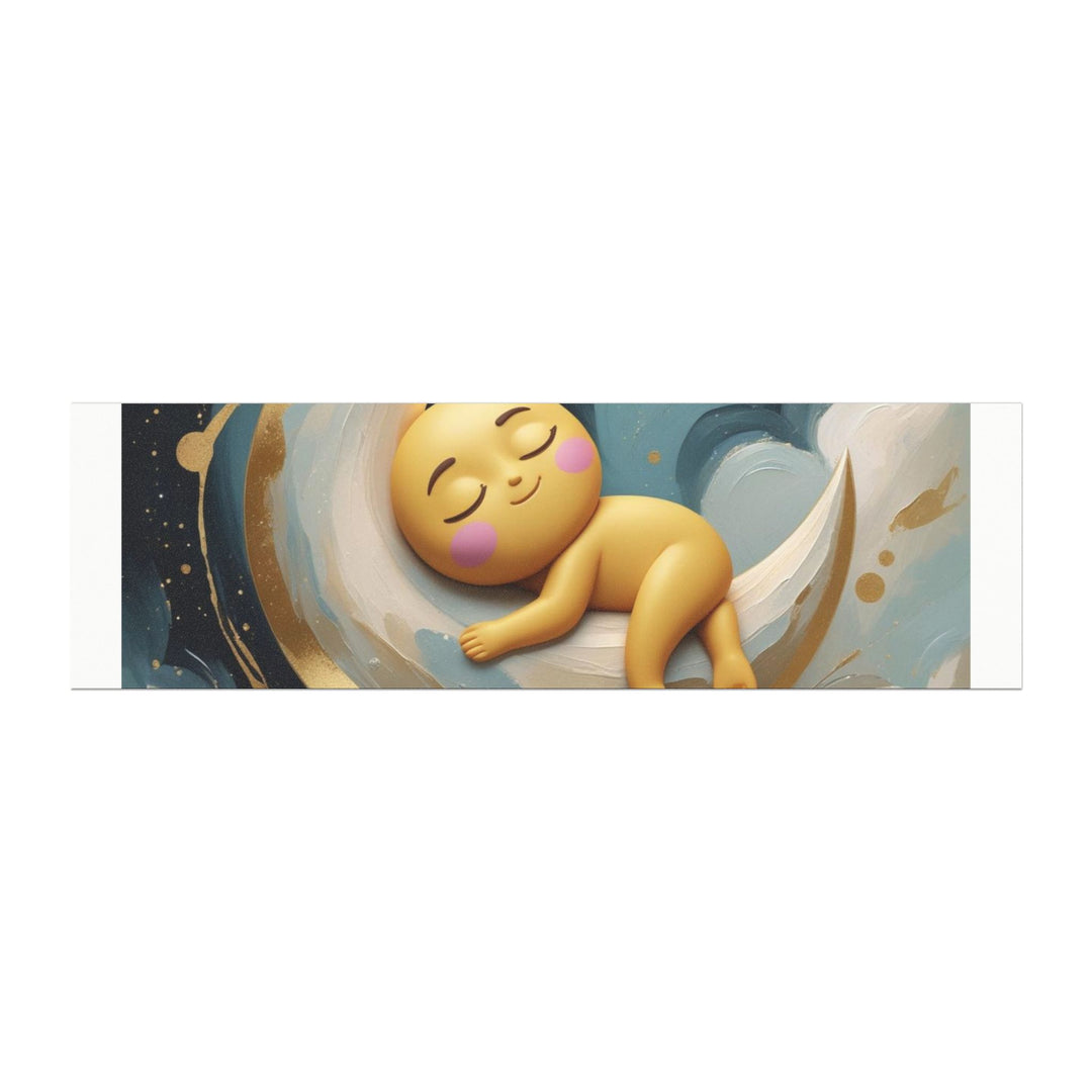 Custom Car Magnet – Cute Celestial Baby Moon Design, Weatherproof & Removable