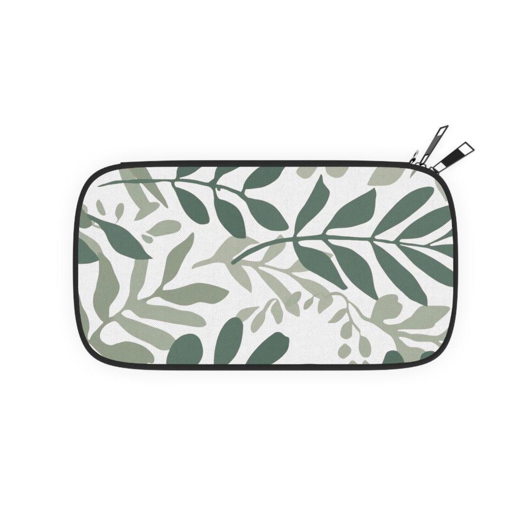 Vegan Leather RFID Passport Wallet – Botanical Leaf Print, Stylish Organizer