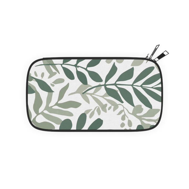 Vegan Leather RFID Passport Wallet – Botanical Leaf Print, Stylish Organizer