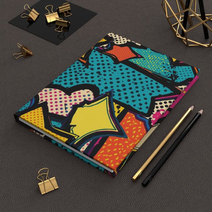 Comic Pop Art Matte Hardcover Journal – Custom, Vibrant & Fashion-Forward