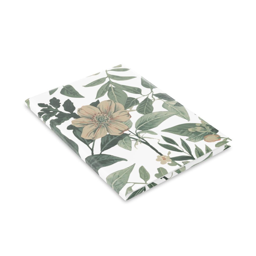 Vintage Floral Puffy Hardcover Notebook – Luxe, Custom, Lay-Flat Journal