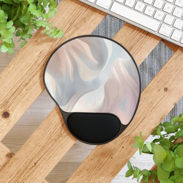 Ergonomic Memory Foam Mouse Pad – Dreamy Pastel Wrist Rest for Desk Comfort