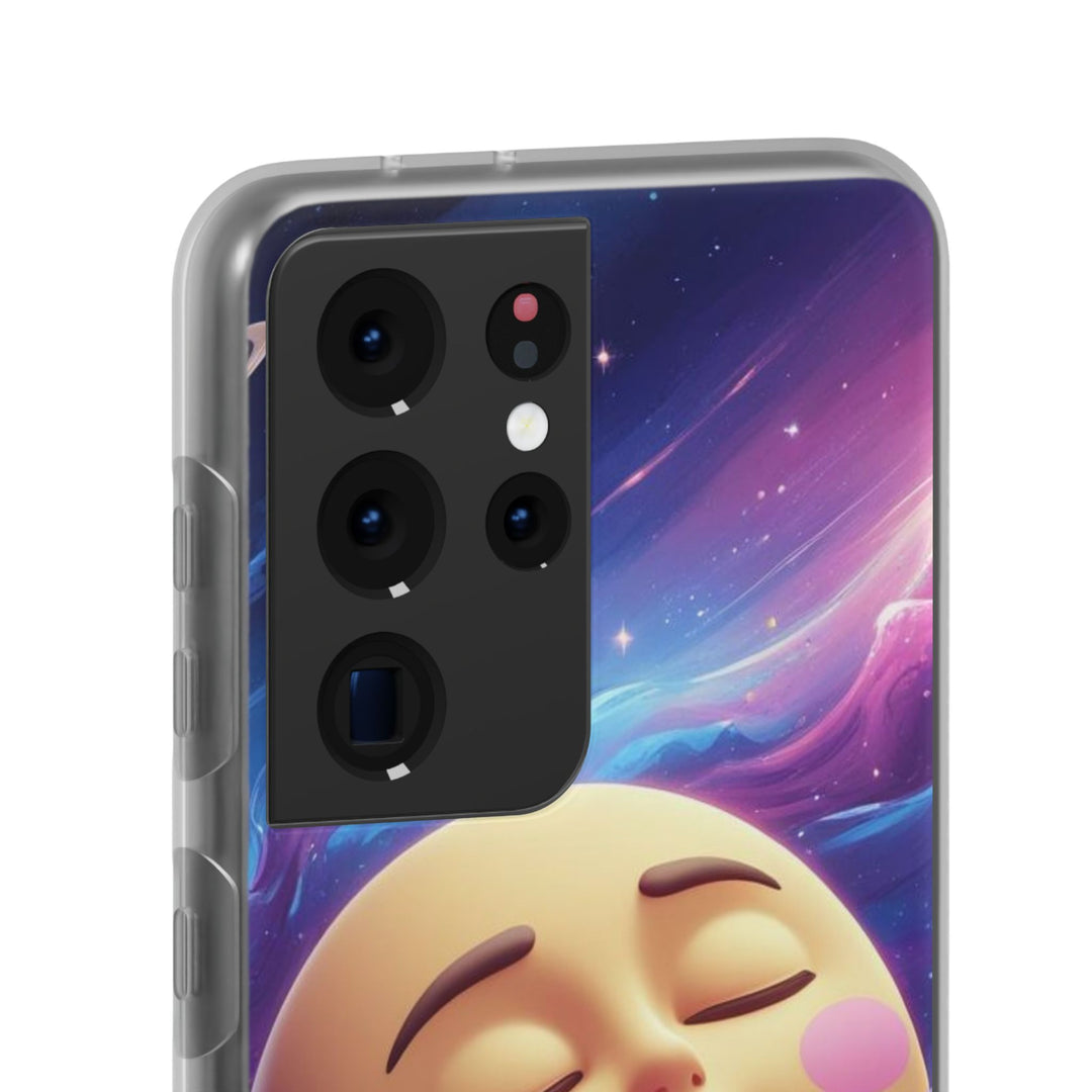 Flexi Case – Dreamy Galaxy Moon | Slim, Stylish & Durable Phone Cover