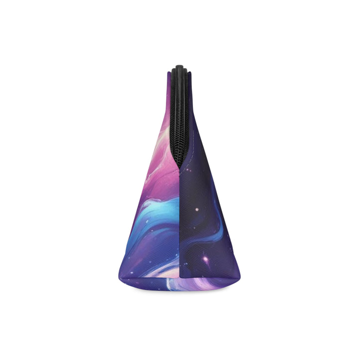 Luxe Galaxy Moon Makeup Bag – Cute Space Organizer, Water-Resistant PU