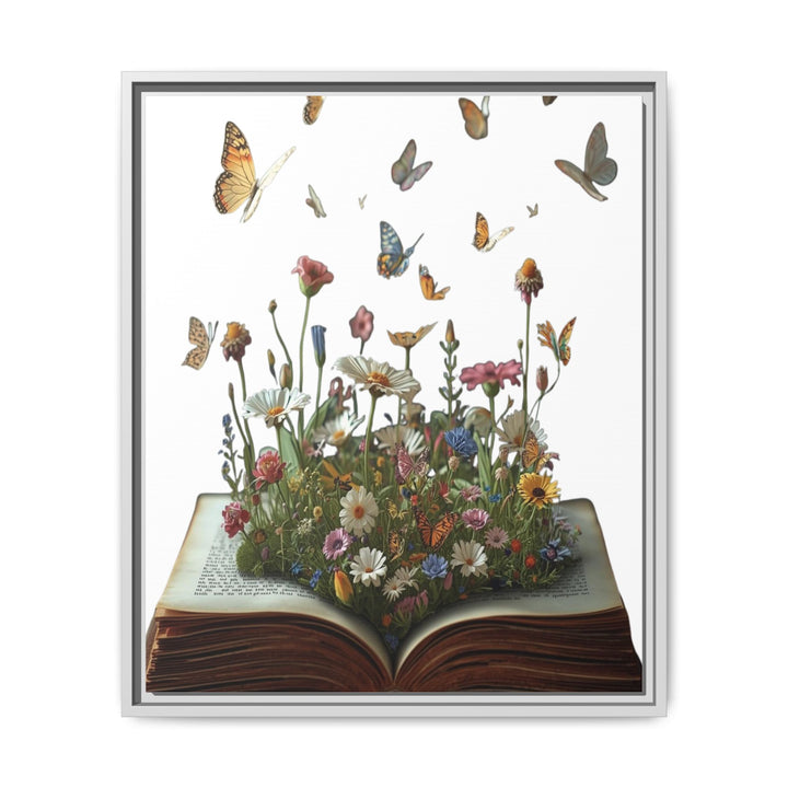 Whimsical Pop-Up Book Matte Canvas Art—Sustainable Framed Wall Décor