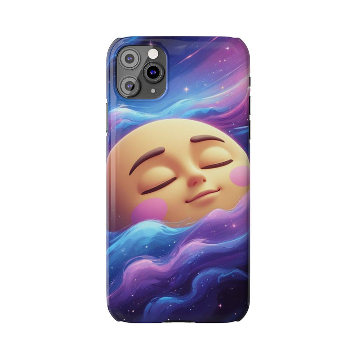 Galaxy Moon Slim Phone Case – Ultra-Thin, Cute Cosmic Style & Protection