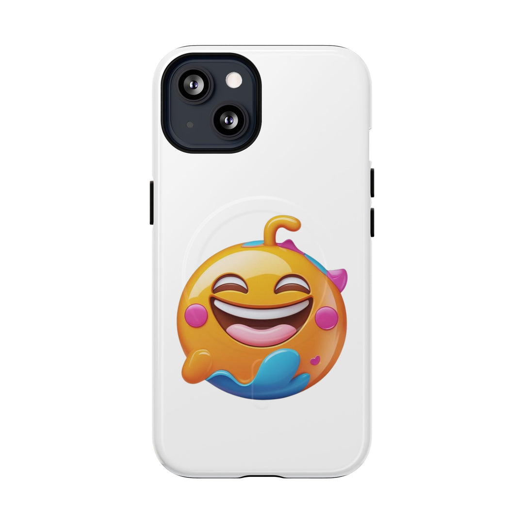 Tough Magnetic Emoji Case – Dual-Layer MagSafe Cover, Fun & Vibrant Design