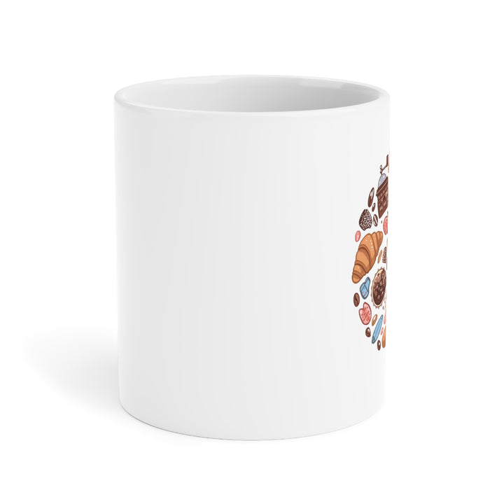 Personalized Cartoon Café Ceramic Mug – Custom 11oz/15oz/20oz Gift