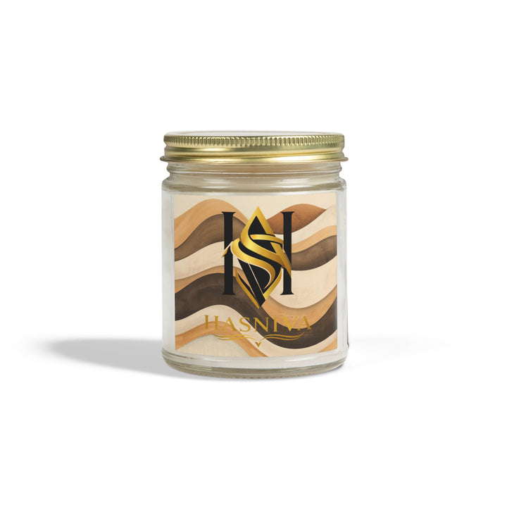 Cozy Waves Coconut Apricot Scented Candle | Hand-Poured, Modern 4oz/9oz