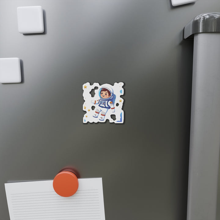 Custom Die-Cut Magnets – Astronaut Space Cartoon, Fun Decor & Gifts