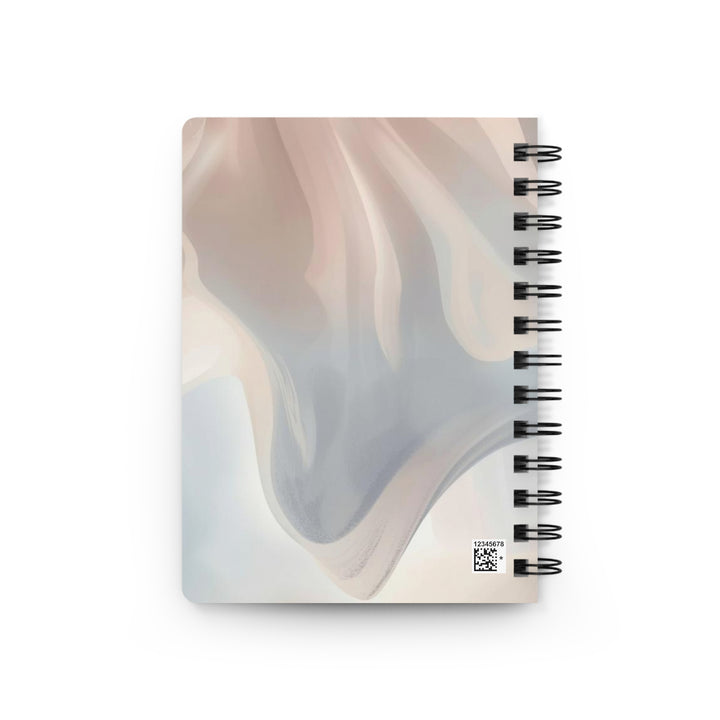 Spiral Bound Journal – Pastel Dreamy Abstract, Luxe Custom Notebook
