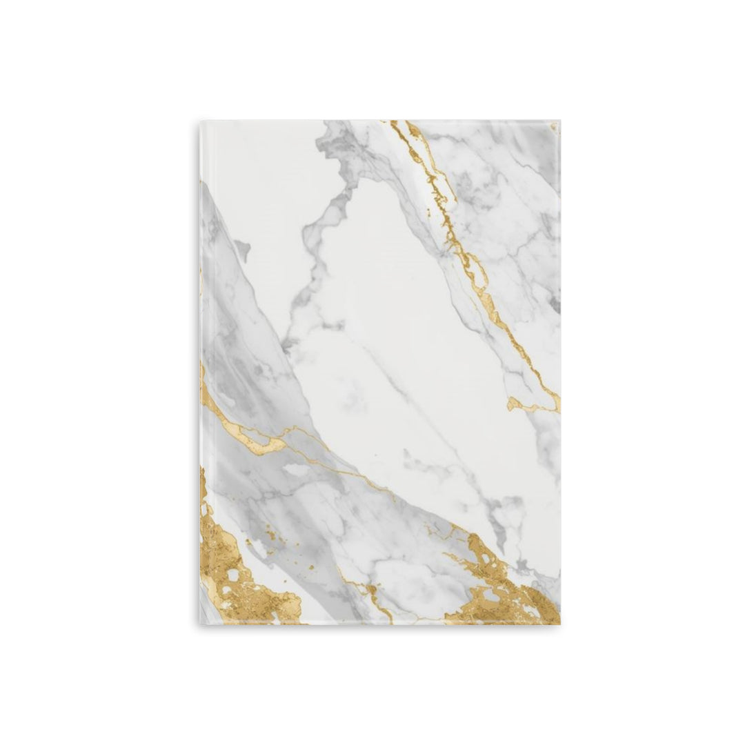 Luxury Marble Hardcover Puffy Notebook – Plush, Customizable, 3 Sizes