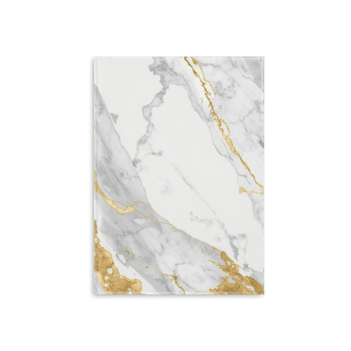 Luxury Marble Hardcover Puffy Notebook – Plush, Customizable, 3 Sizes
