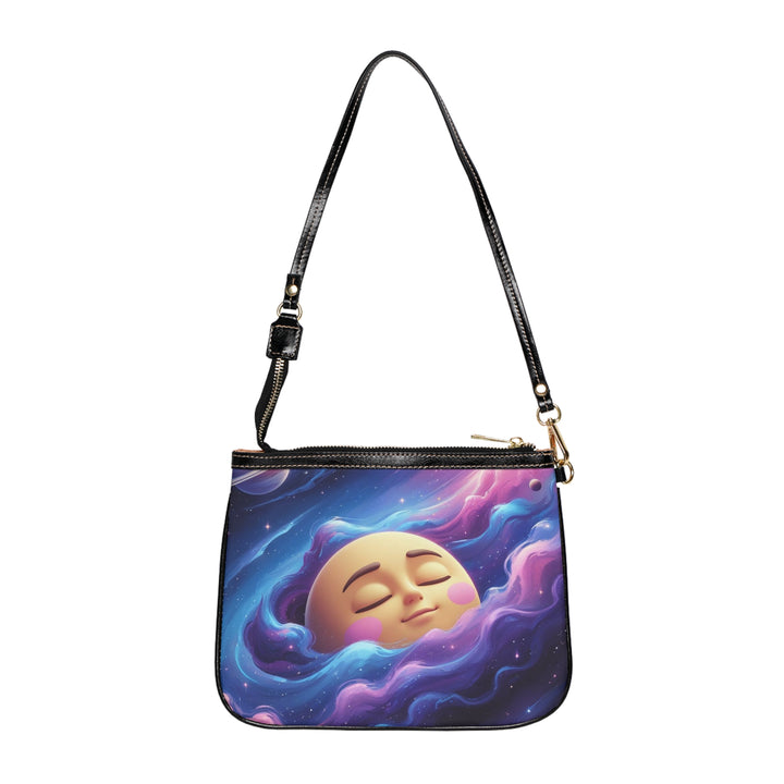 Chic Galaxy Small Shoulder Bag – Whimsical Moon & Stars Purse for Women