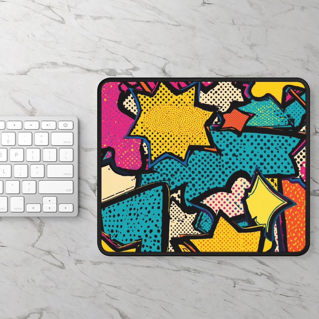Pop Art Comic Gaming Mouse Pad – Precision, Style & Retro Vibes, 9x7