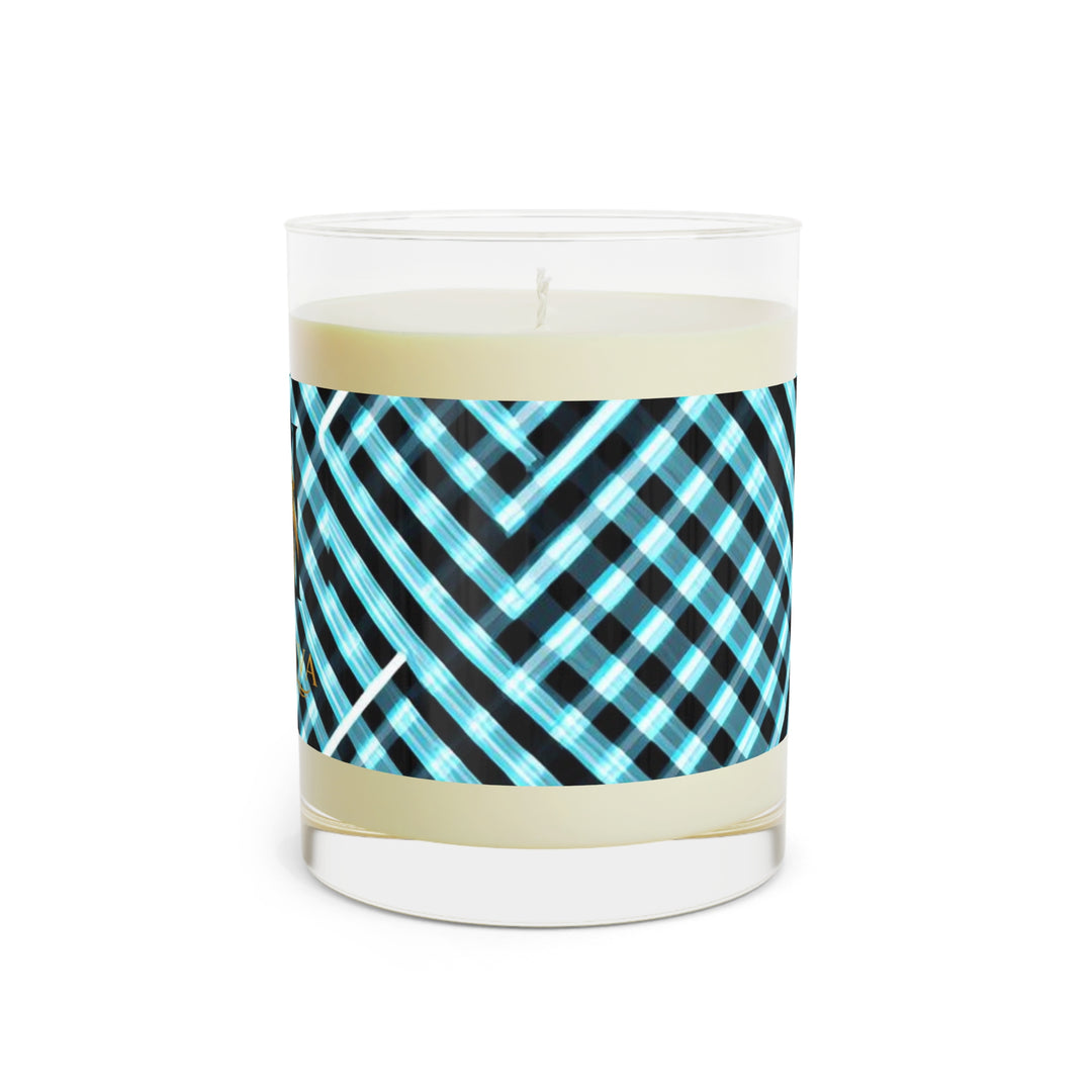 Modern Geometric Scented Candle 11oz – Long Burn, Soy, Stylish Gift