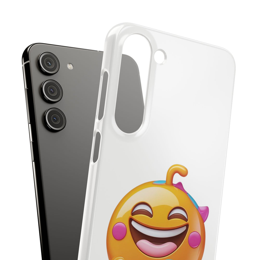 Emoji Joyful Vibe Snap Case – Sleek, Durable, Fun Cartoon Phone Cover