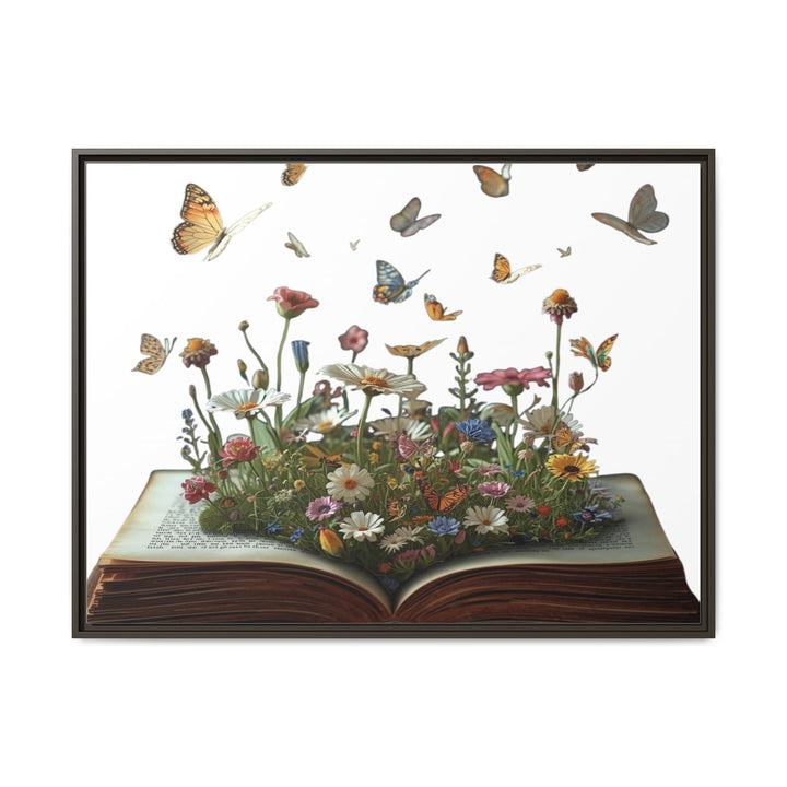 Whimsical Pop-Up Book Matte Canvas Art—Sustainable Framed Wall Décor
