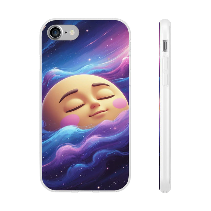 Flexi Case – Dreamy Galaxy Moon | Slim, Stylish & Durable Phone Cover