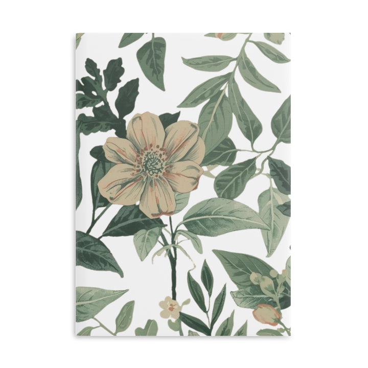 Vintage Floral Puffy Hardcover Notebook – Luxe, Custom, Lay-Flat Journal