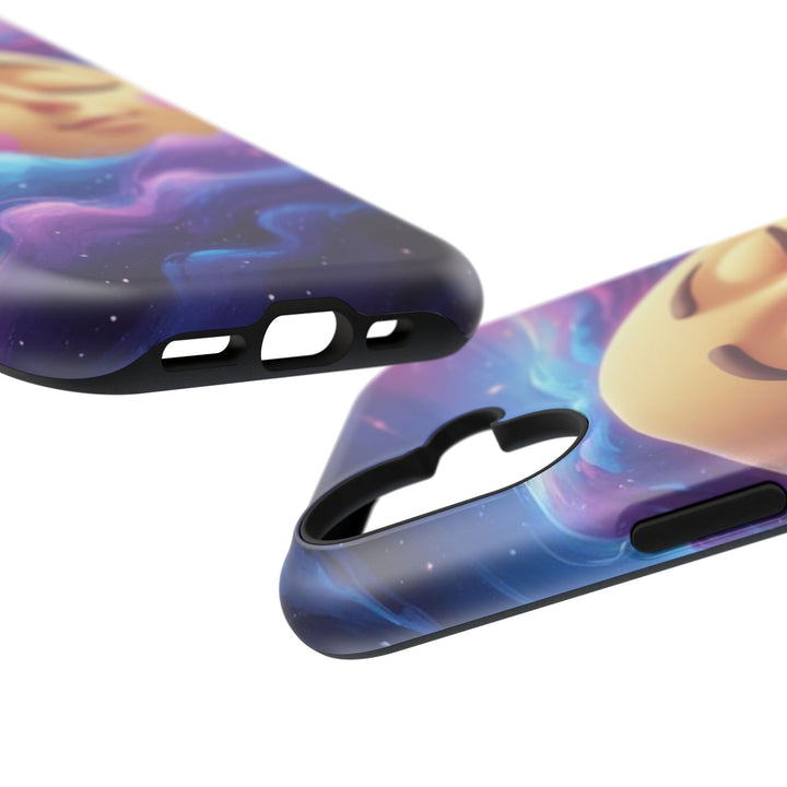 Galaxy Dream Moon Impact-Resistant Dual-Layer Phone Case – Custom & Cute