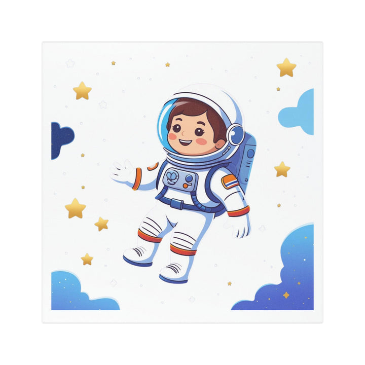 Custom Car Magnet – Cute Space Astronaut Kids Design, Weatherproof & Removable