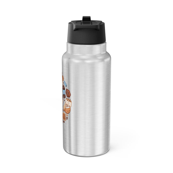 Gator 32oz Tumbler – Cute Café Cartoon Coffee & Dessert Stainless Steel Cup