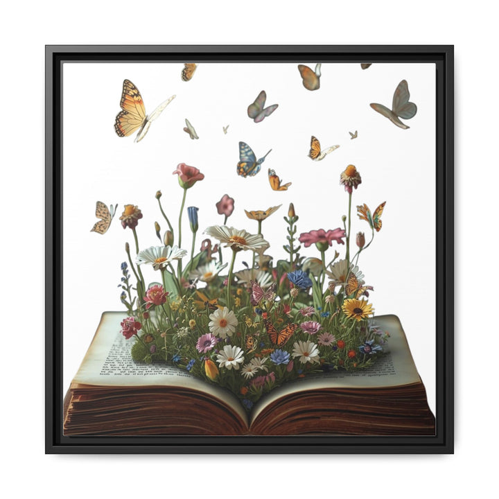 Whimsical Pop-Up Book Matte Canvas Art—Sustainable Framed Wall Décor