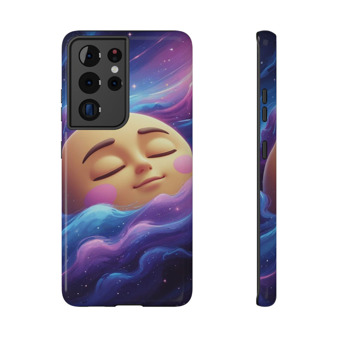 Galaxy Dream Moon Impact-Resistant Dual-Layer Phone Case – Custom & Cute