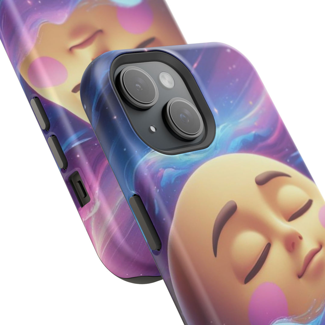 Galaxy Dream Moon Impact-Resistant Dual-Layer Phone Case – Custom & Cute