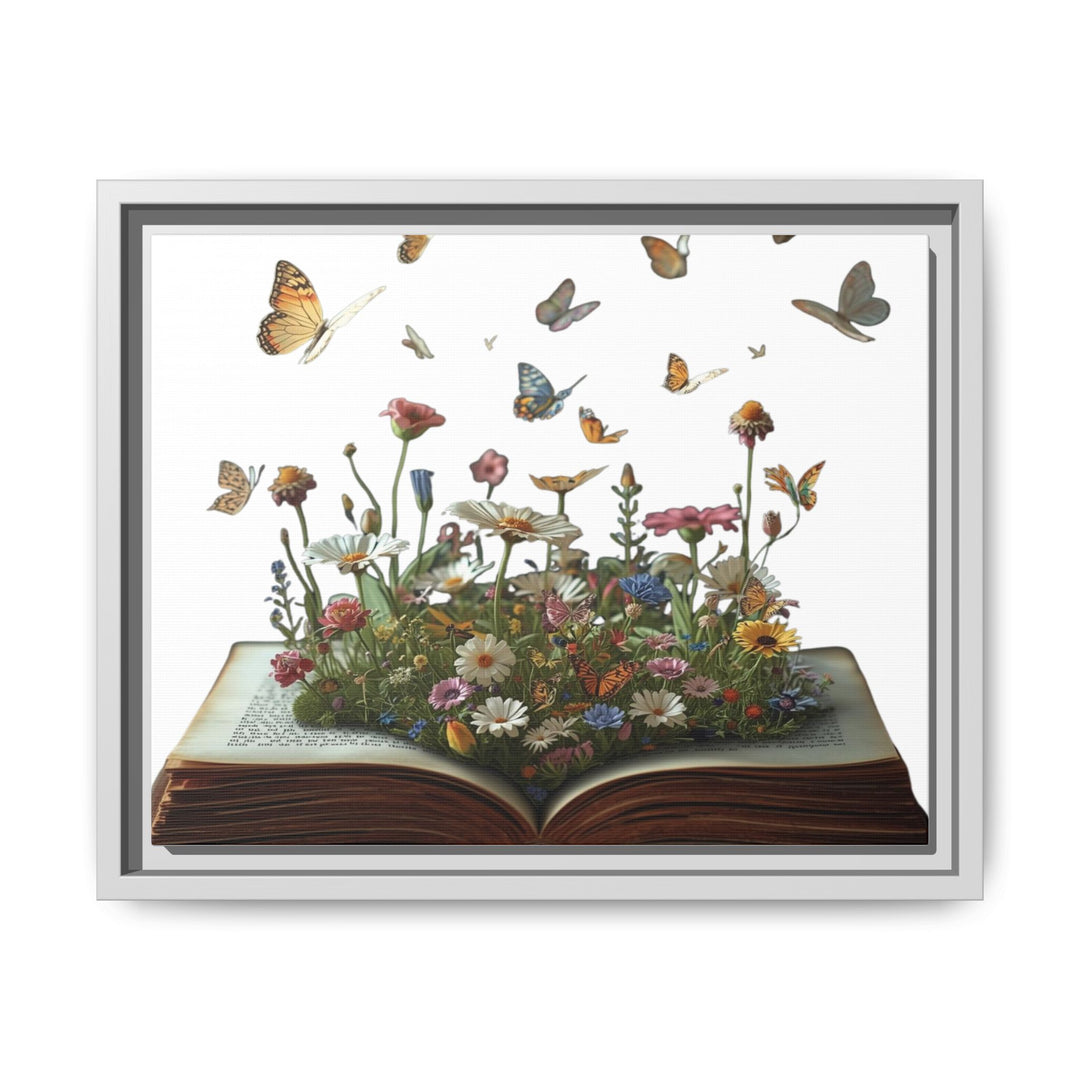 Whimsical Pop-Up Book Matte Canvas Art—Sustainable Framed Wall Décor
