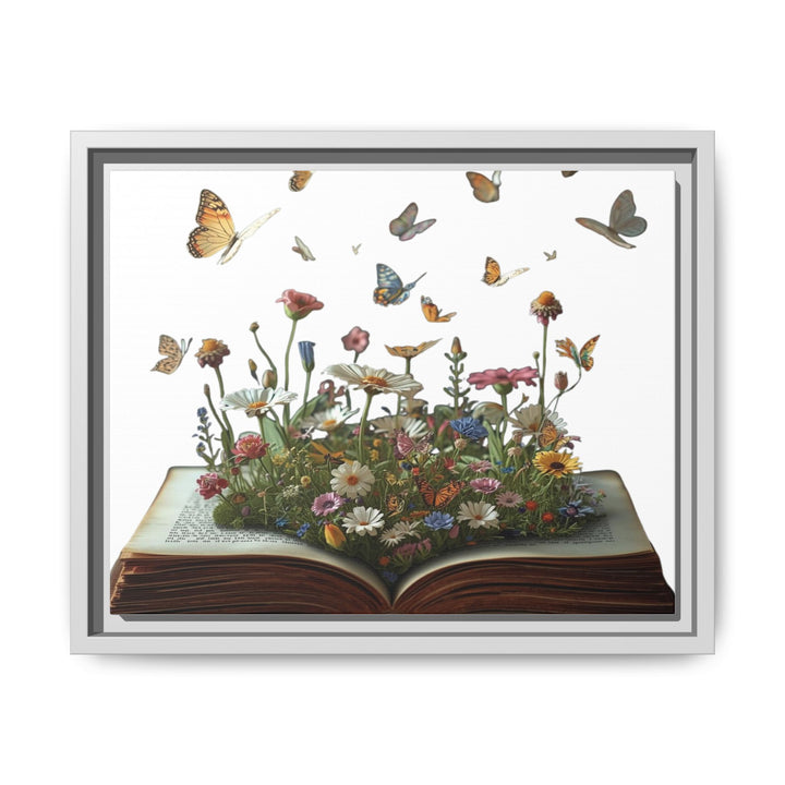 Whimsical Pop-Up Book Matte Canvas Art—Sustainable Framed Wall Décor