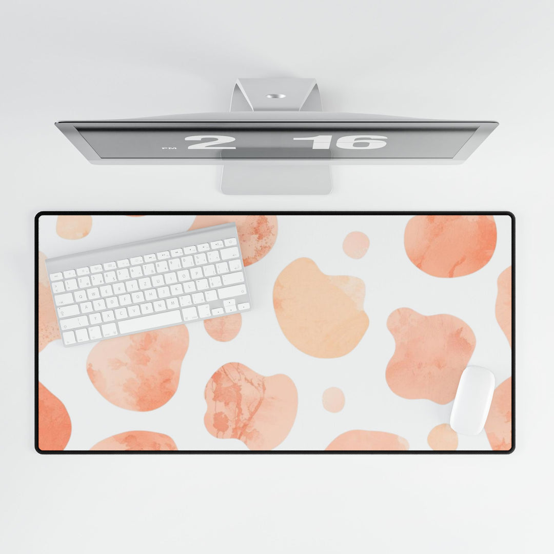 Modern Blush Watercolor Desk Mat – Premium, Durable & Stylish Workspace Pad