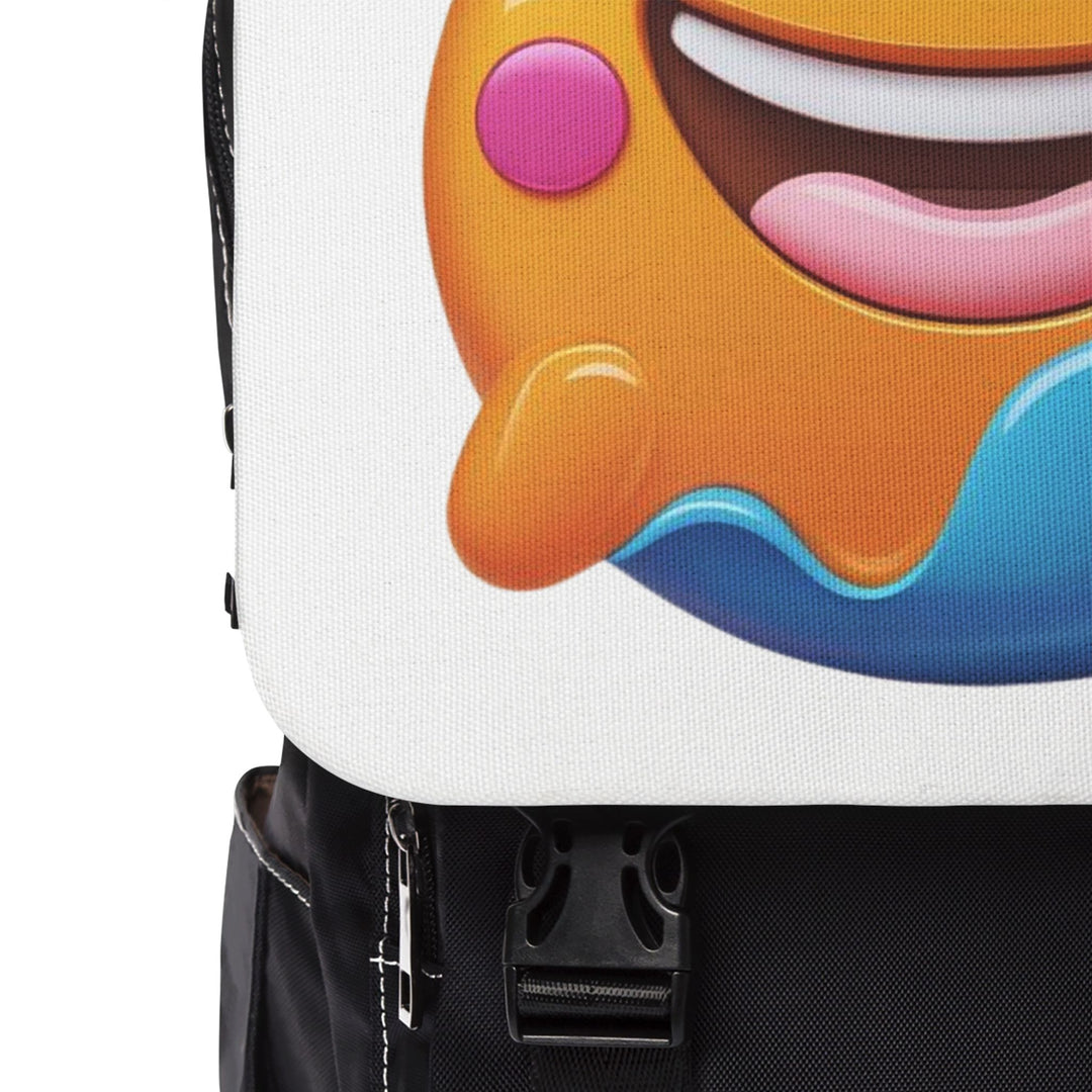 Unisex Emoji Canvas Backpack – Fun, Durable, Water-Resistant & Trendy