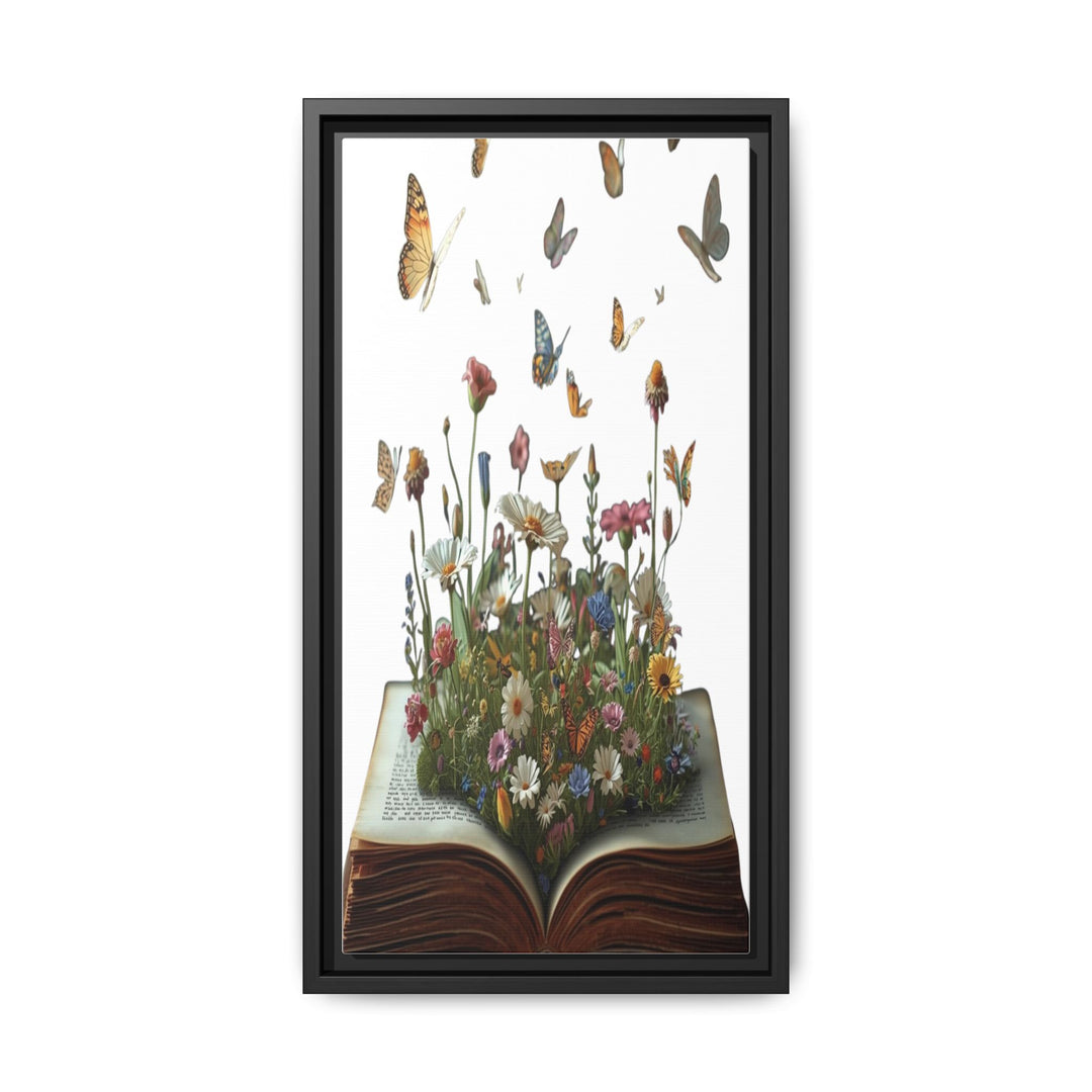 Whimsical Pop-Up Book Matte Canvas Art—Sustainable Framed Wall Décor