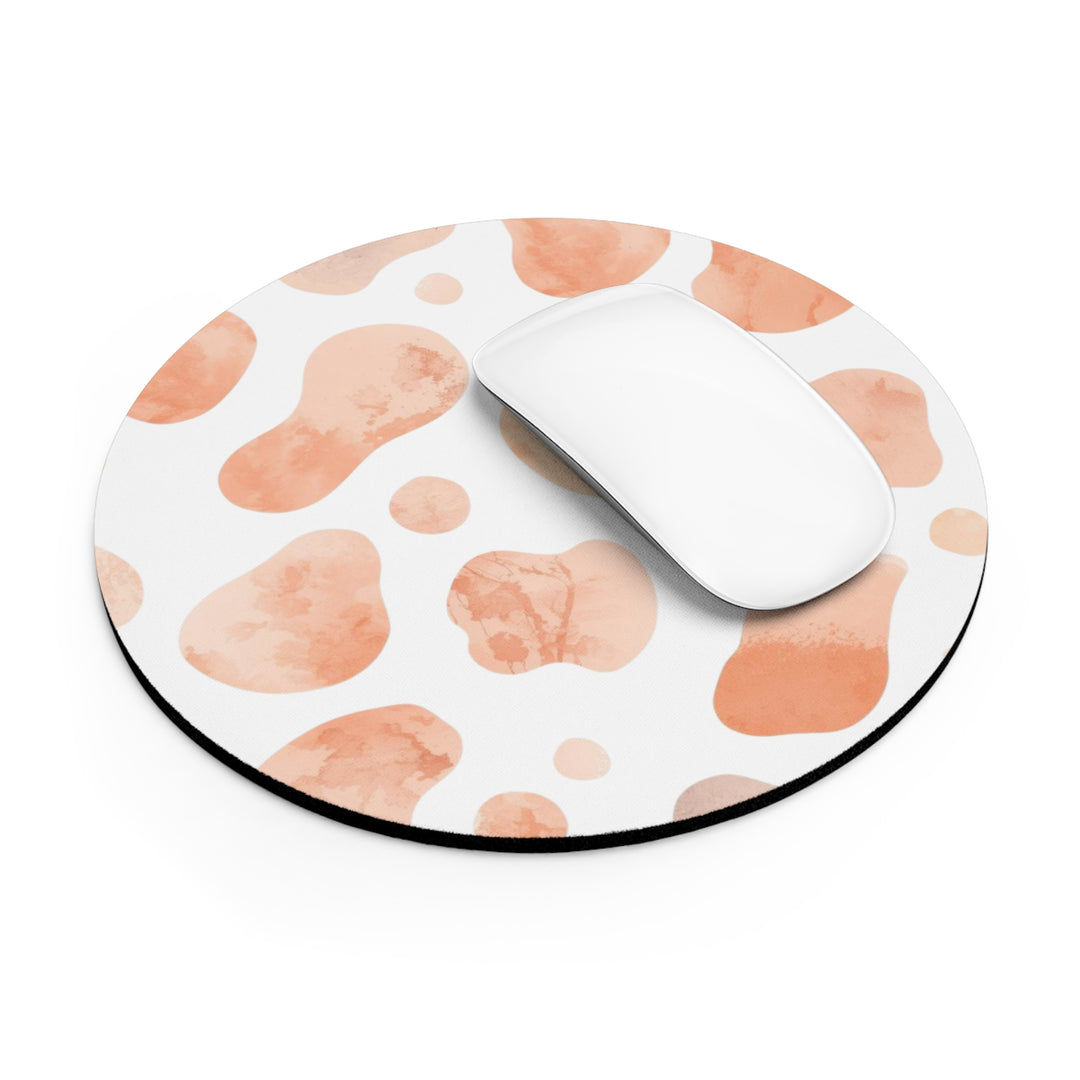 Abstract Watercolor Blush Mouse Pad – Stylish, Personalized Desk Accessory