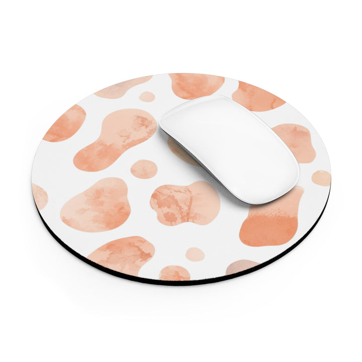 Abstract Watercolor Blush Mouse Pad – Stylish, Personalized Desk Accessory