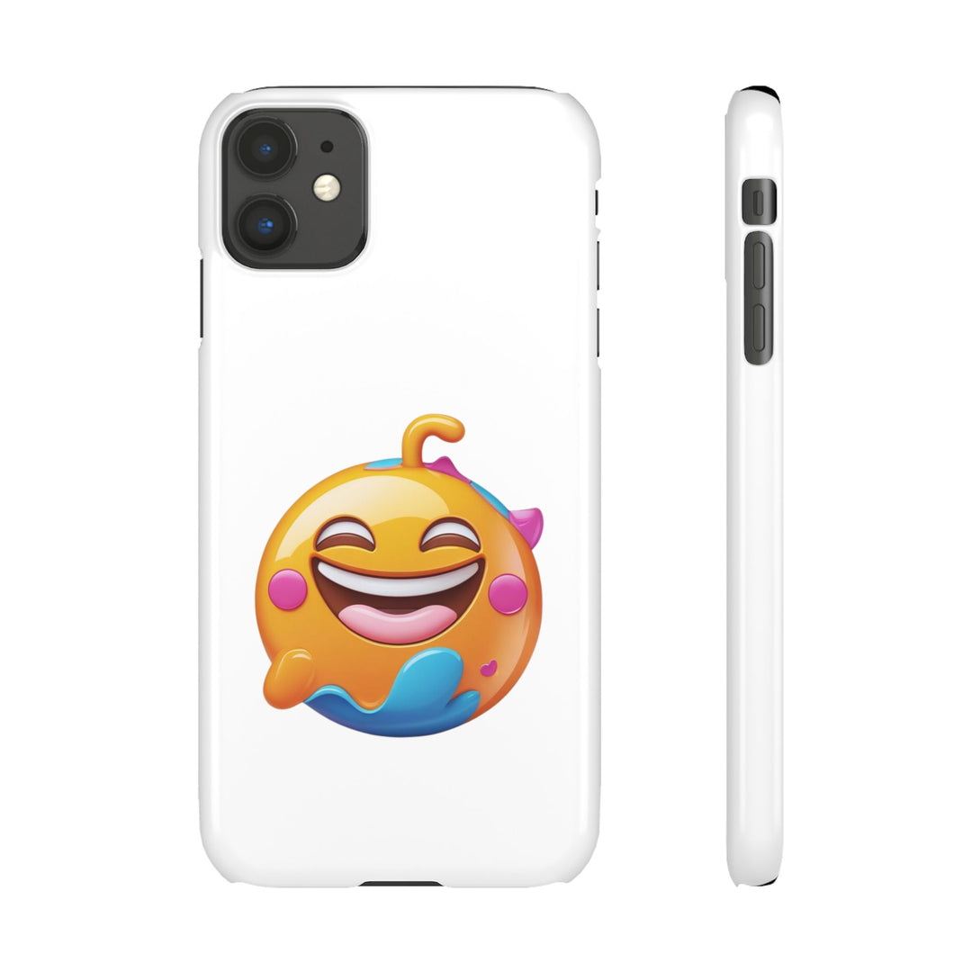 Emoji Joyful Vibe Snap Case – Sleek, Durable, Fun Cartoon Phone Cover