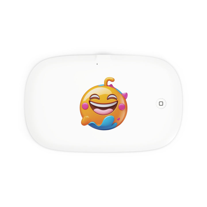 Emoji-Inspired UV Phone Sanitizer & Wireless Charger – Fun, Fast, 2-in-1!