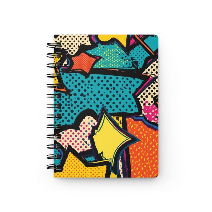 Pop Art Spiral Bound Journal – Custom Comic Book Design, 150 Pages
