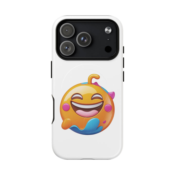 Tough Magnetic Emoji Case – Dual-Layer MagSafe Cover, Fun & Vibrant Design